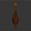 3D Rendered Lava Textured Armored Ankylosaurus With Spiked Back And Tail Club