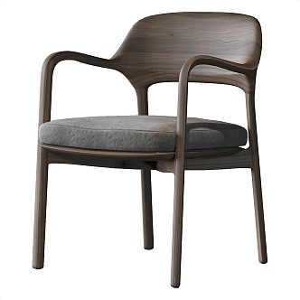 porada nordic single chair 3d model