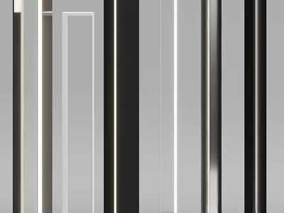 Modern Floor Lamp With Minimalist Design And LED Lighting For Living Room Decor 3d model