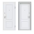 Modern Hinged Door Designs in White and Gray for Home Interior Decoration