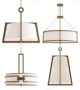 Modern chandelier 3d model