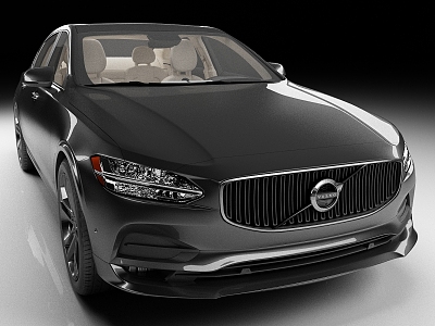 Volvo S90 Car Sedan Luxury Car 3d model