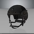 Tactical Helmet Clothing Accessory With Camera Mount And Adjustable Straps 3d model