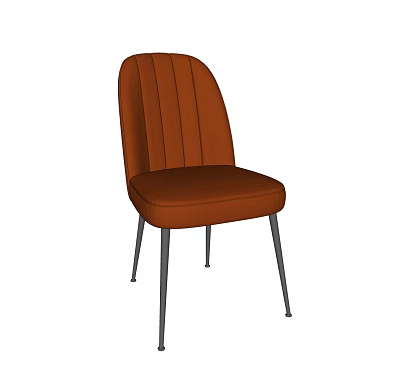 Modern Dining Chair Fabric Single Chair 3d model Modern Dining Chair Fabric Single Chair 3d model