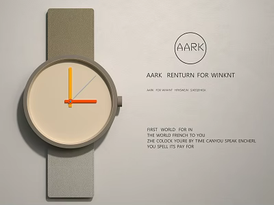 watch dial luxury clock 3d model