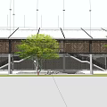 Modern Boutique Guesthouse Building With Wooden Structure Glass Facade And Green Lawn