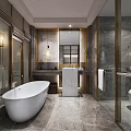 Luxury Modern Hotel Guest Room With King Bed Decorative Wall Patterned Carpet And Ambient Lighting