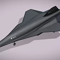 Gray Fighter Jet With Sleek Aerodynamic Design And Advanced Stealth Technology Features 3d model