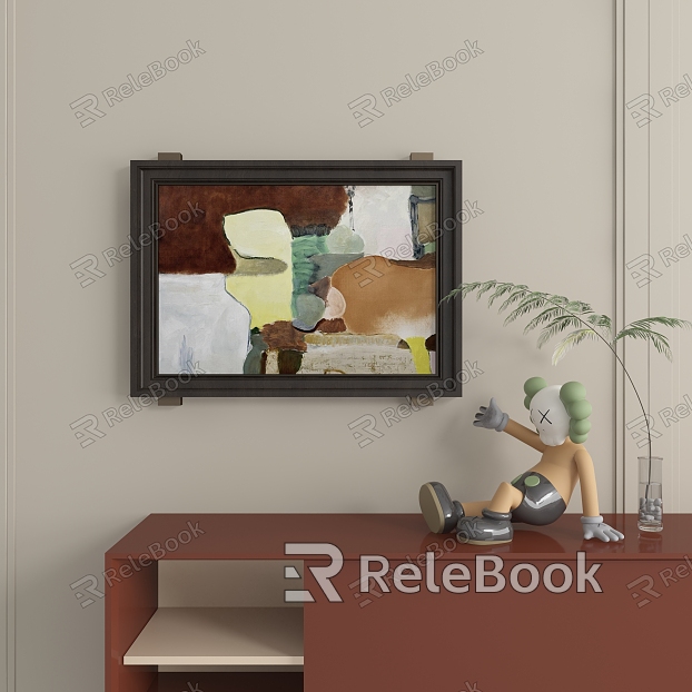 abstract decorative painting model