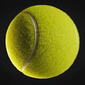High Quality Yellow Tennis Ball with Fuzzy Texture for Sports Training and Matches