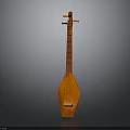 Orange Lute Shaped Daily Life Decorative Item For Home Decoration Accessory