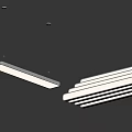 Sleek Modern Linear Pendant Light Fixture With LED Design For Contemporary Interior Spaces