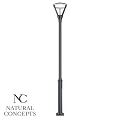 Modern Outdoor Light With Sleek Metal Pole For Garden Exterior Lighting