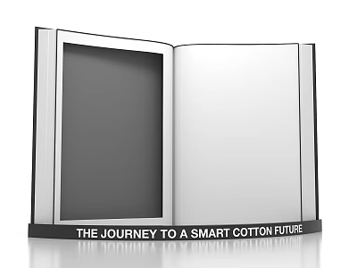 Smart Cotton Future Journey Themed Photo Spot With Open Display And Modern Design 3d model