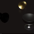 Stylish Black Gold And Silver Metallic Door Handles In Modern Contemporary Design