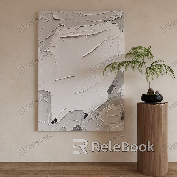 modern decorative painting model