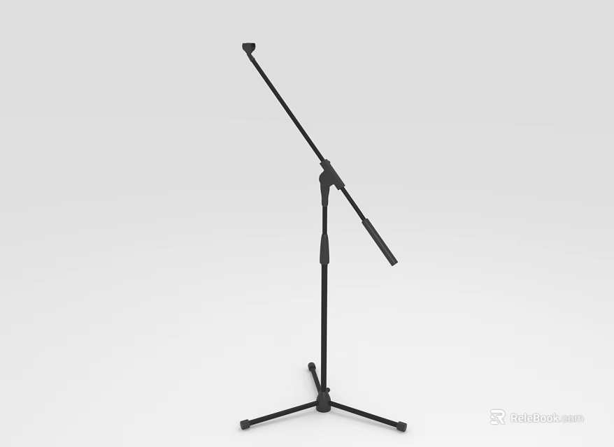 Modern Black Tripod Coat Rack Stand With Adjustable Height For Home Furniture 3d model 