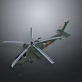 Green Helicopter Model Supporting Space Mission Operations And Astronaut Recovery
