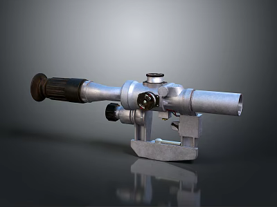 Household Metal Tool with Black Handle Tube Structure Knob and Stable Base for Daily Use 3d model