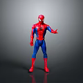 Detailed Spider Man Action Figure With Red And Blue Costume In Standing Pose