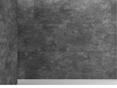 Modern Bathroom Chandelier With Gray Tile Wall And Interior Design 3d model