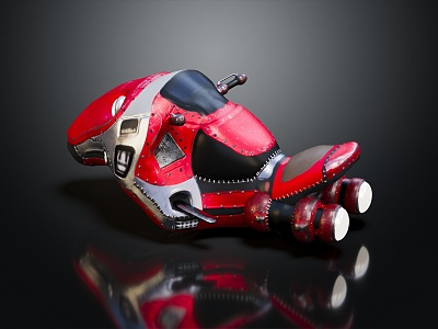 Modern Motorcycle Jet Motorcycle Sci-Fi Motorcycle Concept Motorcycle 3d model