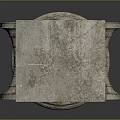 Classical Stone Column With Spiral Capital And Fluted Shaft Architectural Design