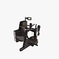 Seated Chest Press Fitness Equipment With Digital Display And Ergonomic Handles
