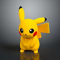 Pikachu Pokémon Game Anime Character With Yellow Body Black Tipped Ears Red Cheeks And Standing Pose