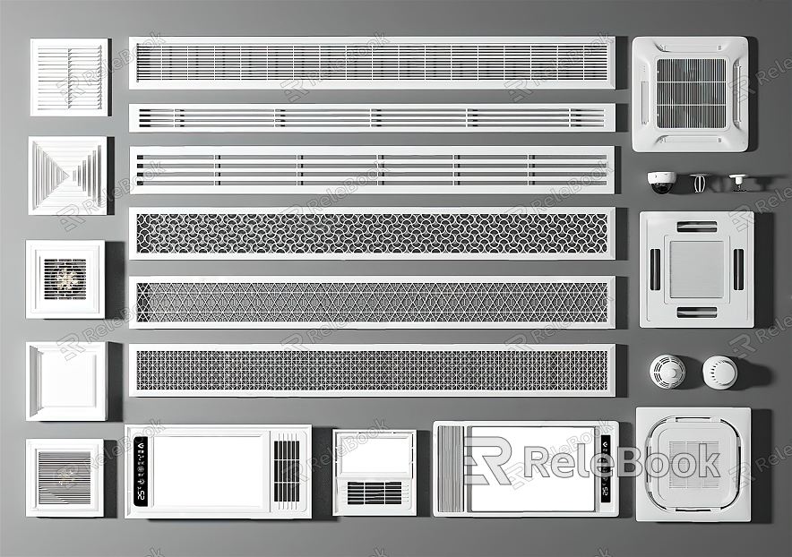 Modern air outlet air conditioner outlet aluminum gusset plate model