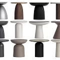Modern Side Tables With Various Designs And Color Options For Home Decor 3d model
