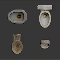 Different Bathroom Toilet Designs Including Urinals and Commodes for Living Spaces