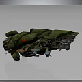 Advanced Military Weapon Design With Green Camouflage Red Star And Mechanical Engines