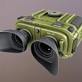 Green Tactical Binoculars With Rugged Design Large Lenses And Top Adjustment Knob