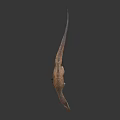 Realistic Tyrannosaurus Rex Dinosaur With Open Mouth And Brown Skin Texture