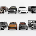 Luxury Cars Display Featuring Different Colors Sedans SUVs And Stylish Designs