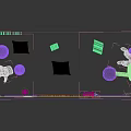 Weightless Experience Capsule Featuring ONE Gravity Theme with Floating Astronauts and Planets