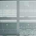 Modern Minimalist Glass Sliding Doors With Lines Dots Patterns And Sleek Design