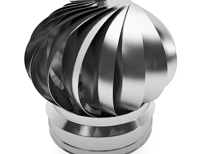 High Efficiency Industrial Equipment With Metal Turbine Blades And Durable Construction 3d model