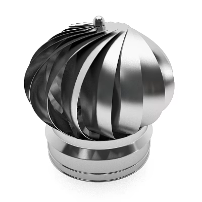 High Efficiency Industrial Equipment With Metal Turbine Blades And Durable Construction 3d model