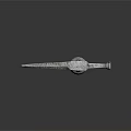 Elegant Modern Silver And Red Decorative Lighting Fixture Combination Set Design