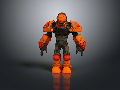 Mech Warrior Mech Soldier Machine Battlearm Mechanical Battlearm Machine Fighter Robot 3d model