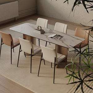 Modern table combination 3d model