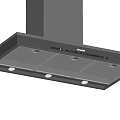Haier Modern Kitchen Range Hood With Stainless Steel Grill And Efficient Ventilation
