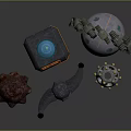 Sci-fi Items Sci-fi Components High-tech Components Sci-fi Equipment Sci-fi Scene Sci-fi Environment Game Scene 3d model