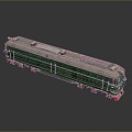 vintage train steam train train carriage locomotive head steam car carriage train modern vehicle 3d model