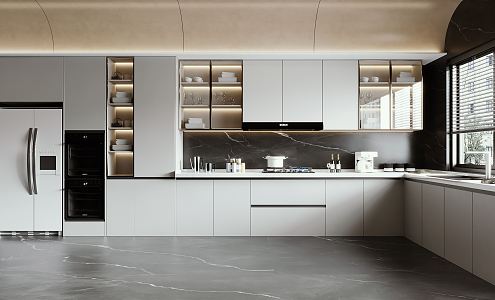 Modern Cabinet Kitchen Cabinet 3d model