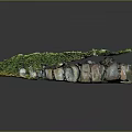 Miniature Landscape Model Featuring Rock Formations Green Plants Winding Pathway And Small Pond
