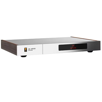 Linn LP120 Hi Fi Audio System With Silver Finish And Wood Panel Design 3d model