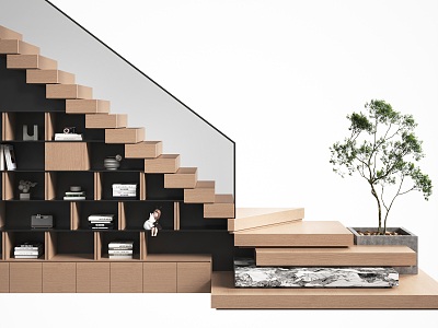 Modern Stairs 3d model